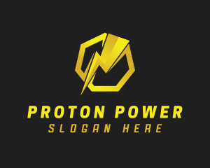 Power Bolt Electricity logo design