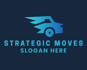 Fast Blue Vehicle  logo design