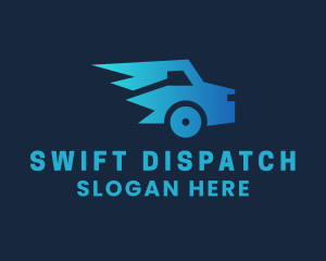 Dispatcher - Fast Blue Vehicle logo design