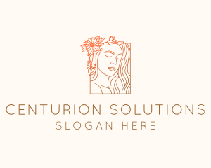 Beautiful Nature Woman logo design