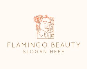 Beautiful Nature Woman logo design