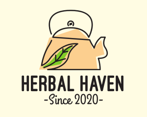 Herbal - Herbal Tea Pot logo design