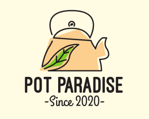 Pot - Herbal Tea Pot logo design