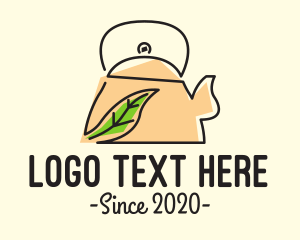 Eco - Herbal Tea Pot logo design
