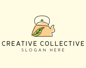 Herbal Tea Pot logo design