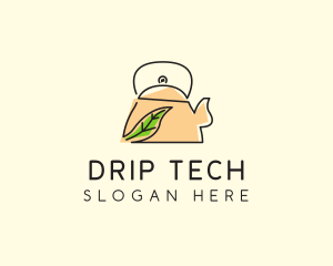 Herbal Tea Pot logo design