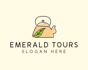 Herbal Tea Pot logo design