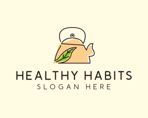 Herbal Tea Pot logo design