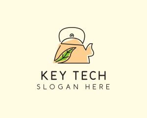 Herbal Tea Pot logo design