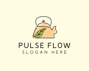 Herbal Tea Pot logo design