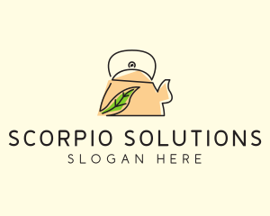 Herbal Tea Pot logo design