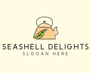 Herbal Tea Pot logo design