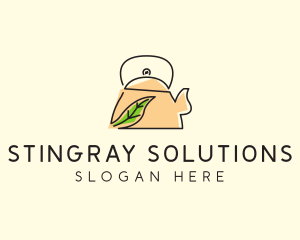 Herbal Tea Pot logo design