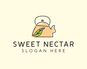 Herbal Tea Pot logo design