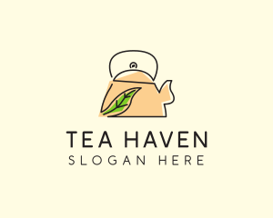 Herbal Tea Pot logo design