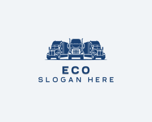 Delivery Truck Haulage Logo
