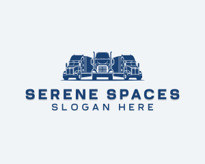 Delivery Truck Haulage Logo