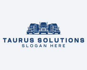 Delivery Truck Haulage Logo