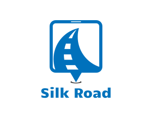 Road Navigation Application logo design