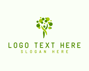 Charity - Abstract Human Tree logo design