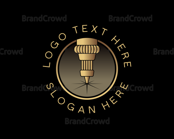 Laser Cutting Engraving Logo