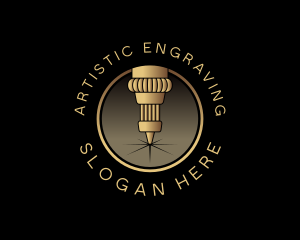 Engraving - Laser Cutting Engraving logo design