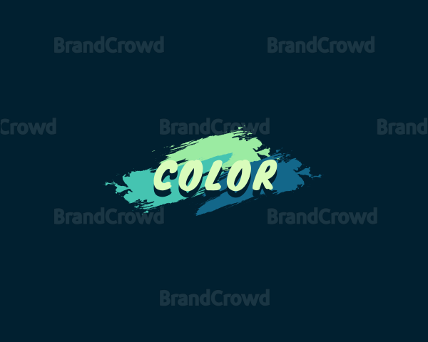Colorful Sketch Paint Logo