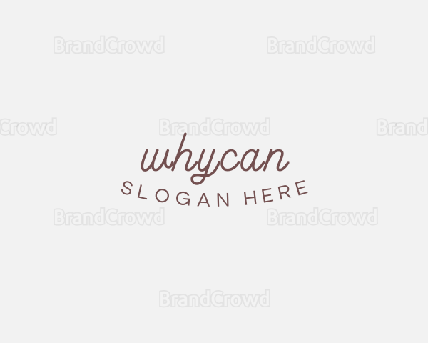 Elegant Cursive Business Logo