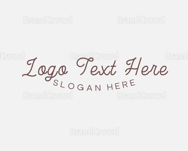 Elegant Cursive Business Logo