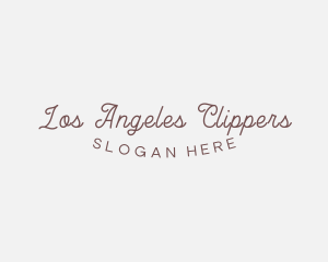 Elegant Cursive Business Logo