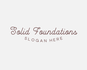 Elegant Cursive Business Logo