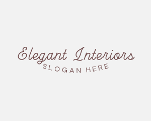 Elegant Cursive Business logo design