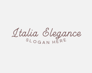 Elegant Cursive Business logo design