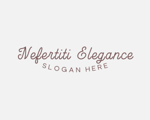 Elegant Cursive Business logo design