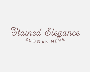 Elegant Cursive Business logo design