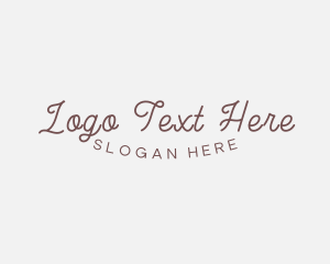 Elegant Cursive Business Logo