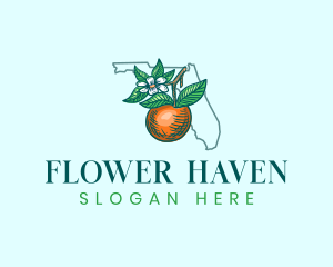 Orange Blossom Florida logo design