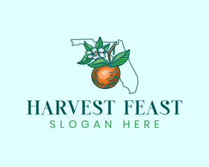 Orange Blossom Florida logo design