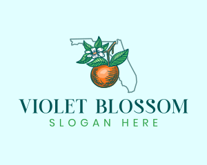 Orange Blossom Florida logo design