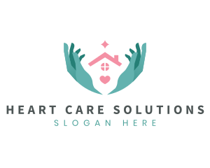 Heart Home Care logo design