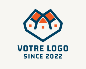 Roofing - Roof Housing Property logo design