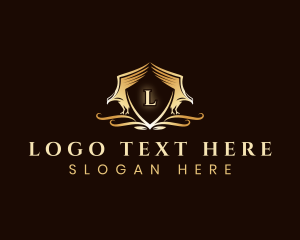 Luxury Eagle Crest logo design