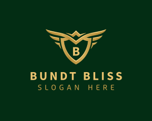 Security Shield Wings logo design