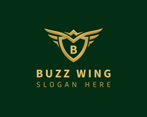 Security Shield Wings logo design