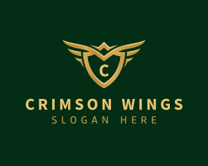 Security Shield Wings logo design