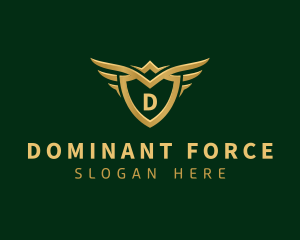 Security Shield Wings logo design