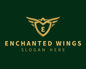 Security Shield Wings logo design