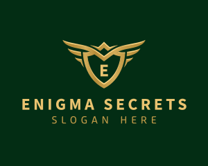 Security Shield Wings logo design