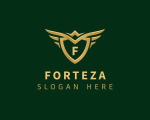 Security Shield Wings logo design