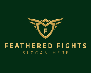 Security Shield Wings logo design